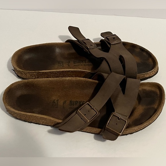 BIRKENSTOCK Yao Leather Double-buckle Sandals - Picture 3 of 16